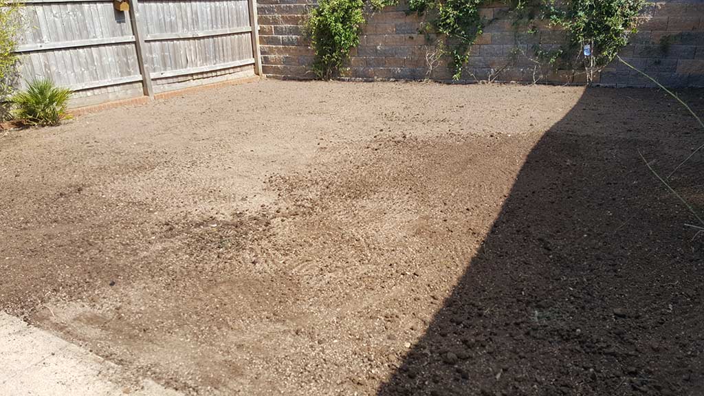 Turfing Work Example - Before