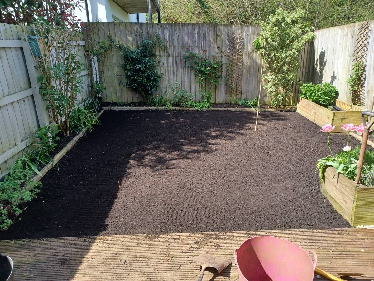 Turfing Work Example - Before