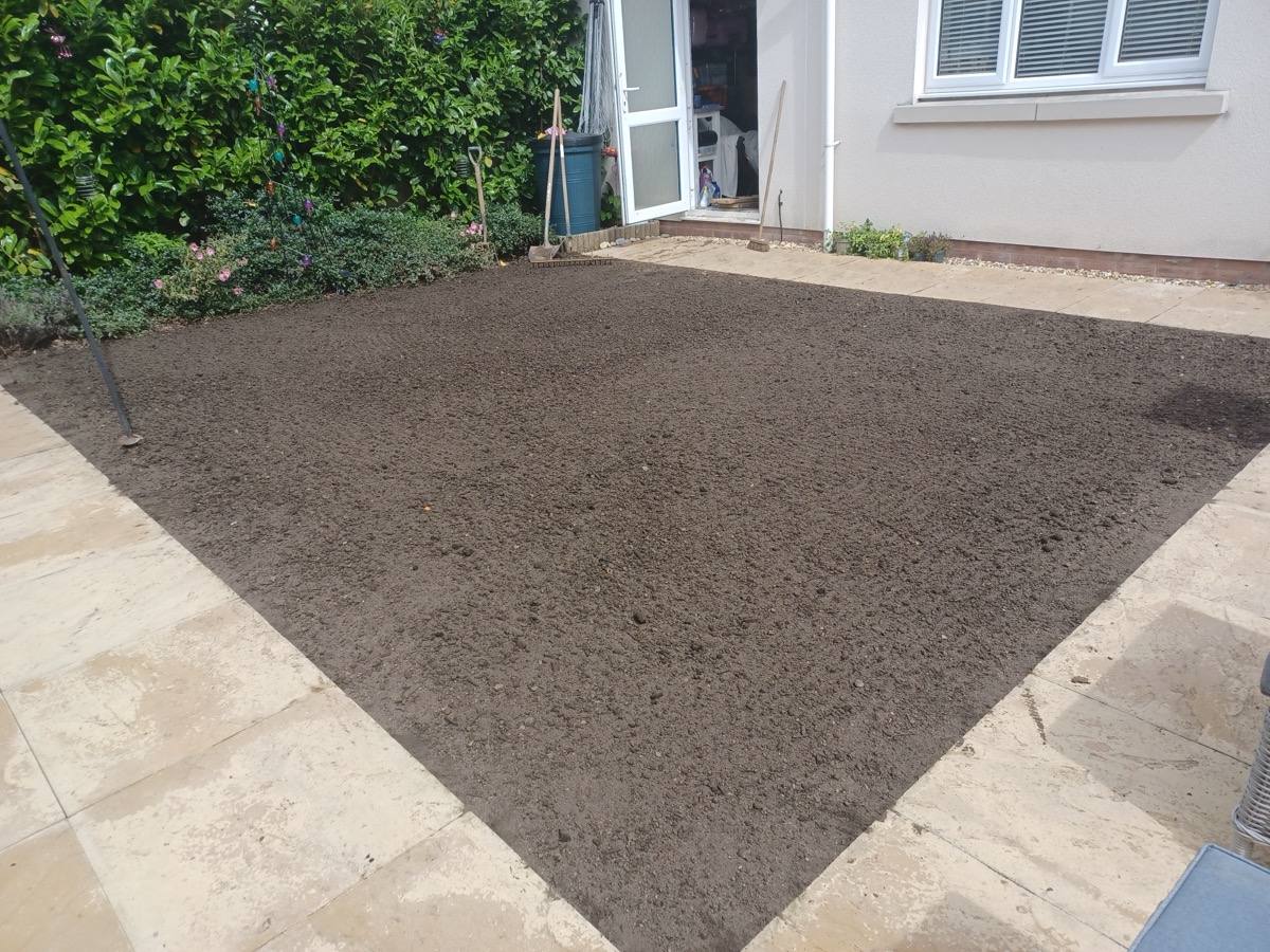 Turfing Work Example - Before